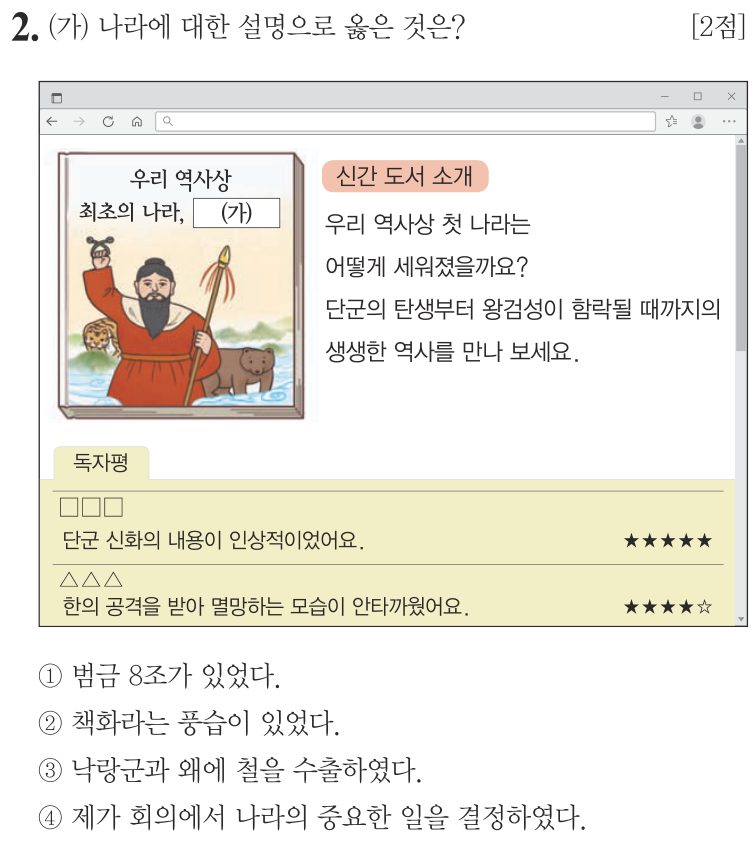 2번 문항: (가) 나라에 대한 설명으로 옳은 것은?